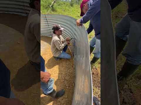 Instalación de tanque de 20.000 lts en Yotoco Valle del Cauca info tanquesaustralianos.com