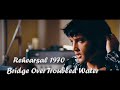 ELVIS PRESLEY - Rehearsal 1970 Las Vegas ( Bridge Over Troubled Water ) 4K