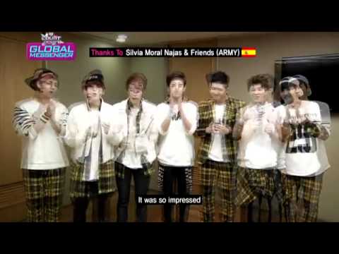 M COUNTDOWN EP.357 Gobal Messenger - THANK YOU MESSAGE from BTS!305