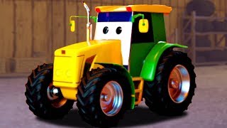 Tractor Car Garage  Learning Video For Toddlers  K