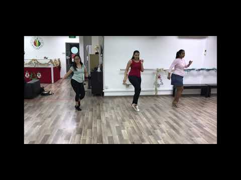 Modern Bachata footwork demo to Bachata - Kay One Feat Cristobal
