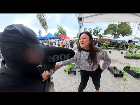 Crazy Karen attacks auditor for filming in public insane 1st amendment audit police called !!