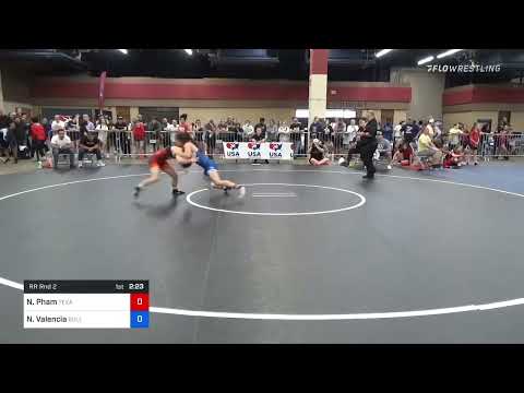 50 Kg Rr Rnd 2 - Nina Pham, Texas Wrestling Club Vs Nyla Valencia, Bulldog Wrestling Club 43a7