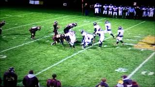 preview picture of video 'Ryan Stone #4,  Deckerville , MI  High School Football 2014, RB, DB, P'