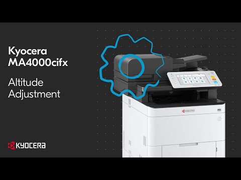 Kyocera MA3500cifx — настройка высоты над уровнем моря