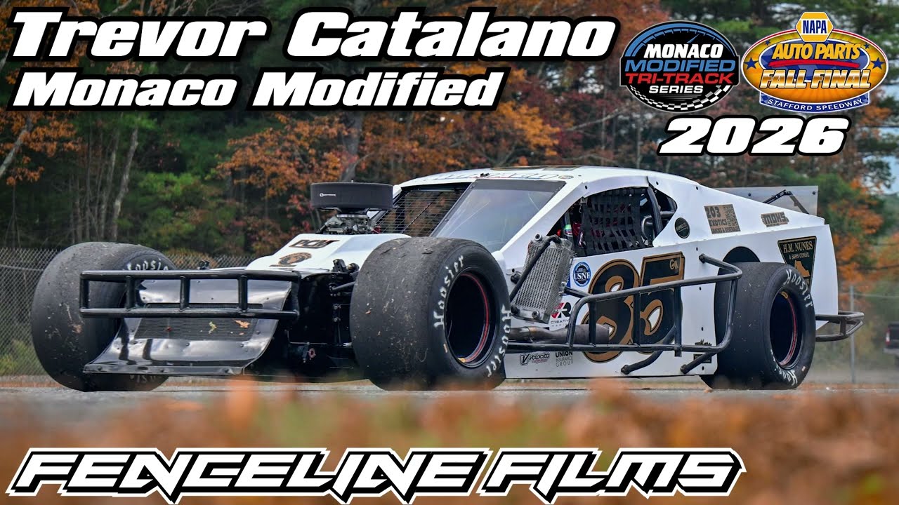 Trevor Catalano Monaco Tri Track Modified Napa Auto Parts Fall Final Stafford Speedway 2026