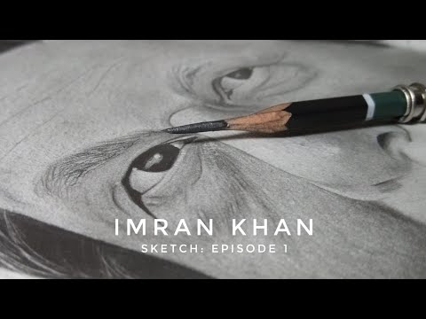 Imran Khan hyper realistic sketch Episode: 1 #imrankhansketch