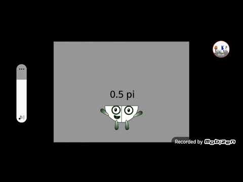 Numberblocks band pi's 0.25 - 2.75