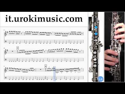 Lezioni di Oboe Pink - Just Give Me A Reason Parte#1 Melodia Tutorial Spartito Imparare Insegnante