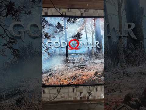 God of war 4 at 55inch LED TV