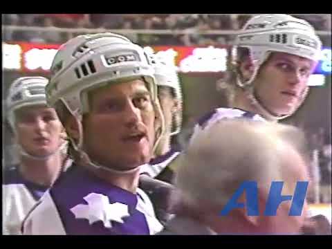 NHL Oct. 20, 1984 Jeff Brubaker,TOR v Randy Moller,QUE Live + (HL)  Toronto Maple Leafs Quebec Nordi