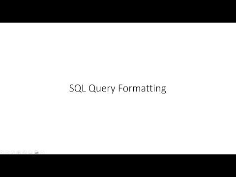 Format Sql Query For Easy Debug