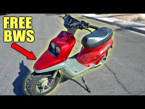 i got a RARE YAMAHA BWS for FREE & REBUILT the 70cc ENGINE INSTANTLY!