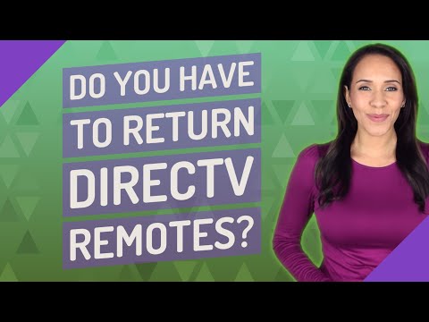 Do You Have To Return Directv Remotes