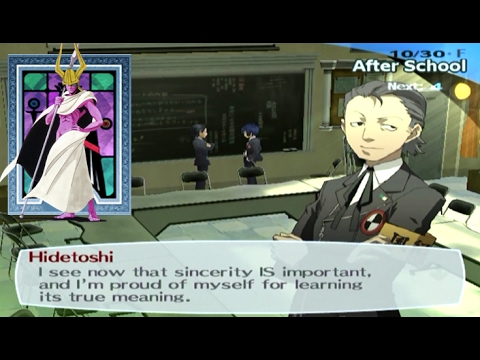 Persona 3 FES Max Social Links: 10/29 to 11/2 - The Emperor's New School