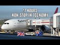QANTAS B787 9 QF10 Economy Class London Heathrow To Perth Australia 17 Hour Non Stop Flight 4K