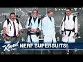 Epic Nerf Cannon Battle & Fire Experiments with Science Bob Pflugfelder and His Brother Science Todd