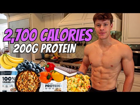 Full Day of Eating 2,700 Calories | EXTRA High Protein Diet To Build Muscle
