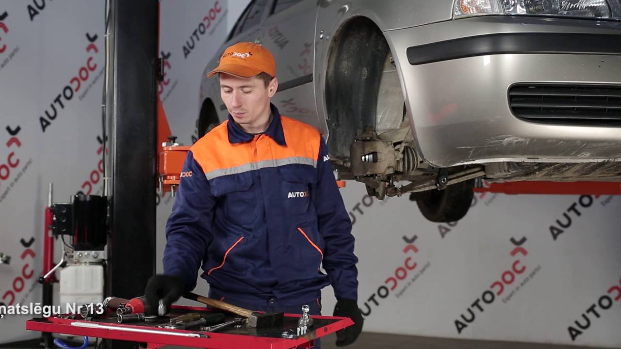 Kā nomainīt: priekšas lodbalstu Skoda Octavia 1U - nomaiņas ceļvedis