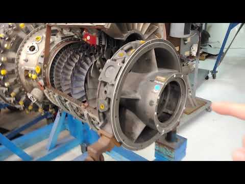 THREE TYPES OF COMPRESSORS ON JET ENGINES