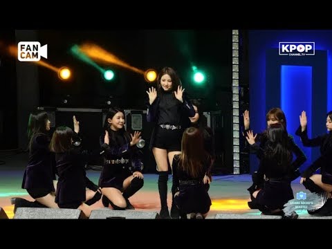 GUGUDAN - Chococo at Olympic Park Site #PyeongChang2018 Fancam 180217