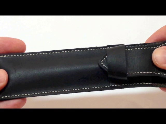 Vídeo relacionado con nbeads 2 fundas de cuero con cremallera para bolígrafo, funda para pluma estilográfica, funda vintage para hombres, mujeres, hombres de negocios y artistas, hogar, trabajo, oficina, 19,7 x 2,7 x 2,6