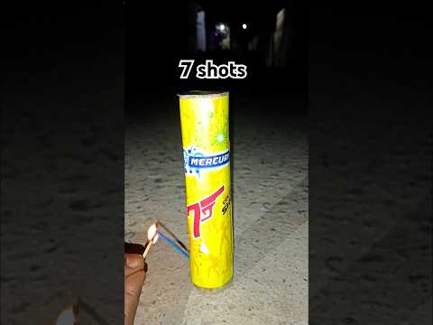 7 Shots Sky shot Testing | Dilwali 2024 experiment #diwali2024 #skyshot #1million