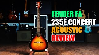 Video thumbnail for Fender FA 235E Concert Series : Best Acoustic Guitar for Crowd by Musical Instrument