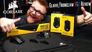 Video thumbnail for Corsair Glaive Pro + Ironclaw Wireless RGB Mice Review by Timmy Joe PC Tech