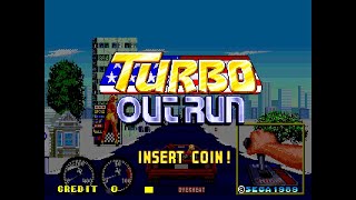 TURBO OUTRUN ターボアウトラン 007 Checker Flag Ending BGM (arcade game music)