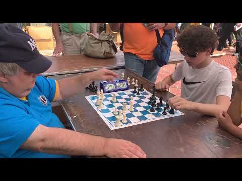 IM Lapshun NY vs challenger. Blitz chess. chess hustlers nyc