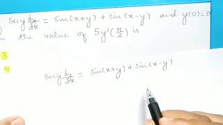 JEE Main 2021|27th July, Shift-1|Differential equation solution