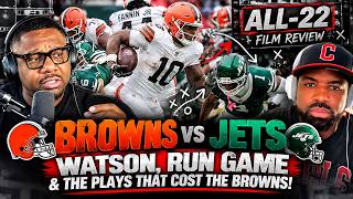 Browns vs. Jets ALL-22: Tyvis & GBush EXPOSES What's WRONG With Deshaun Watson &