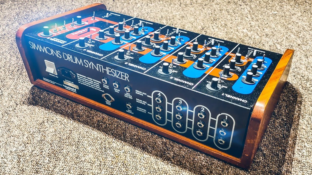 Origins of a Legend - The Simmons SDS-3 Drum Synthesizer from 1978 - YouTube