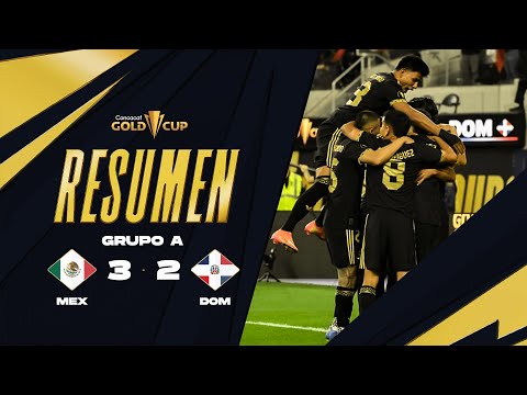 México 3-2 República Dominicana | Copa Oro 2025 | Fase de Grupos