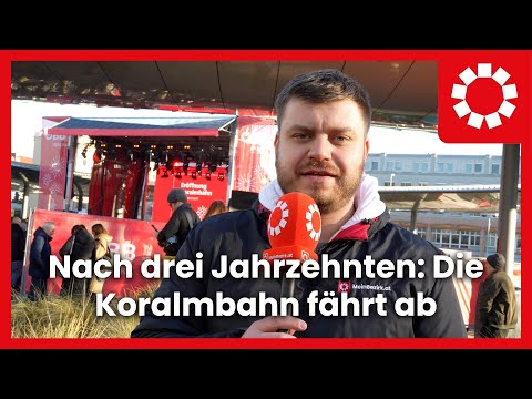 Nach drei Jahrzehnten: Die Koralmbahn fährt ab