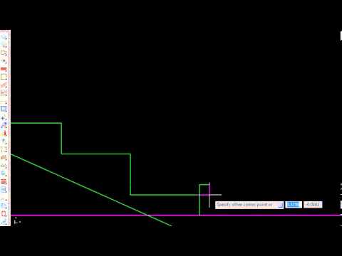 How to draw stairs automatically in Autocad with APLUS...
