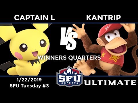 SFU Ultimate #3: WR4 - TGS|Captain L (Pichu) vs Kantrip (Diddy Kong)