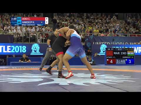 1/16 GR - 97 kg: C. ATAFI (MAR) v. H. HARDEEP (IND)
