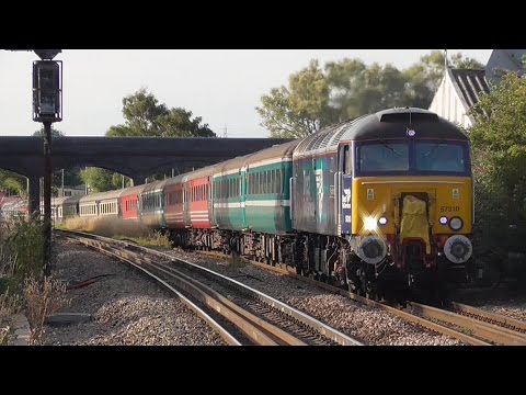 Direct Rail Services 57310 & 57308 at Patchway with HORN