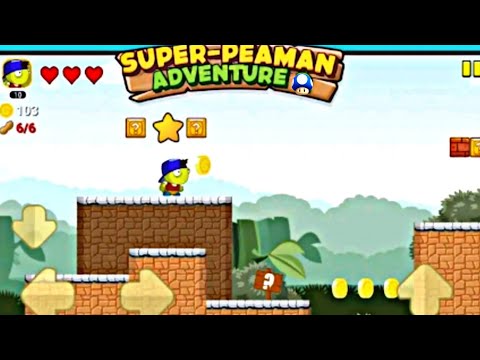 Super Peaman Adventure Gameplay (Android-ios) Part - 1