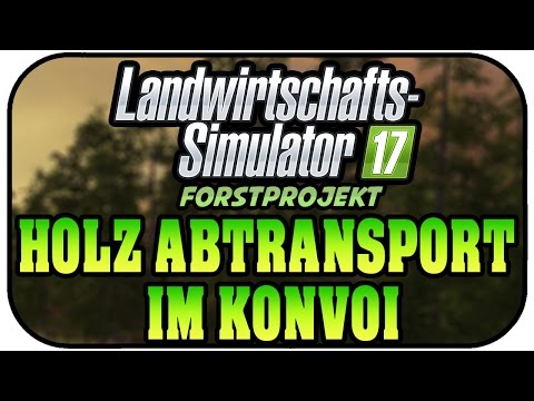 LS17 FORST - HOLZ ABTRANSPORT IM KONVOI #009 ★Let's Play Landwirtschaft Simulator 17