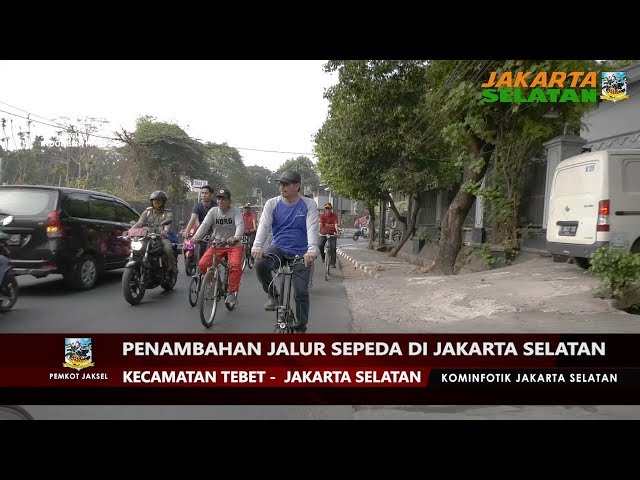Penambahan Jalur Sepeda di Jakarta Selatan