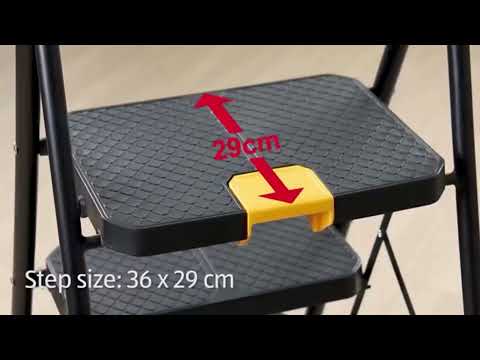 Gambar Fixsteps Tangga Lipat Aluminium 2 Step 81 cm - Hitam
