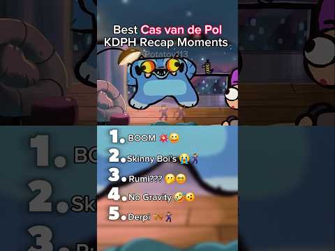 Best KDPH Recap Moments by Cas van de Pol 💁‍♀️⚔️😈...( no.5 Derpi dancing is my favorite 🕺🐅)