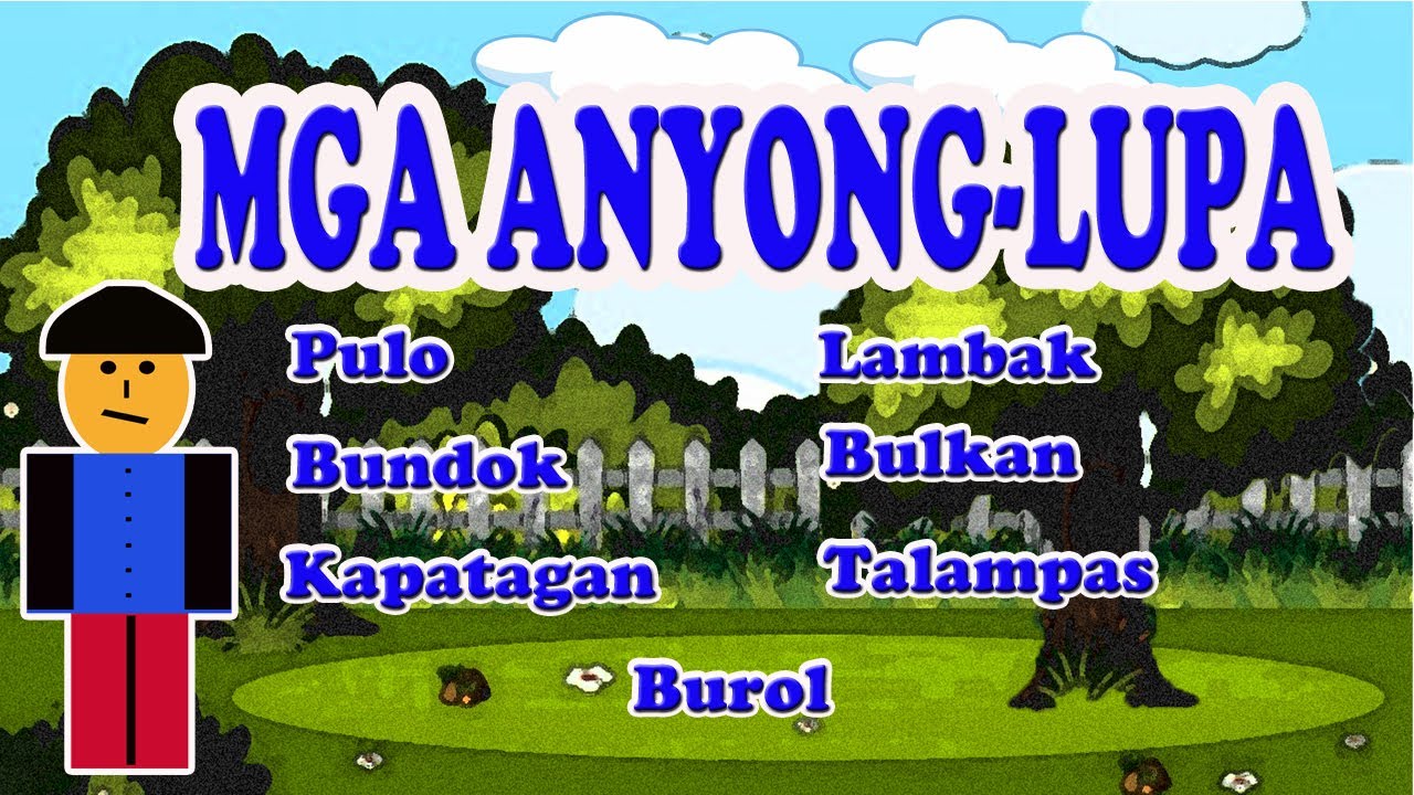 Putar video MGA ANYONG-LUPA: Araling Panlipunan Baitang 2 - Unang Markahan - AP2KOM-Id-e-7 sekarang MGA ANYONG-LUPA: Araling Panlipunan Baitang 2 - Unang Markahan - AP2KOM-Id-e-7