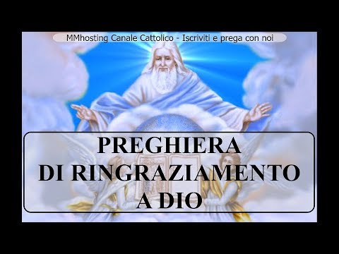 PRAYER OF THANKSGIVING TO GOD