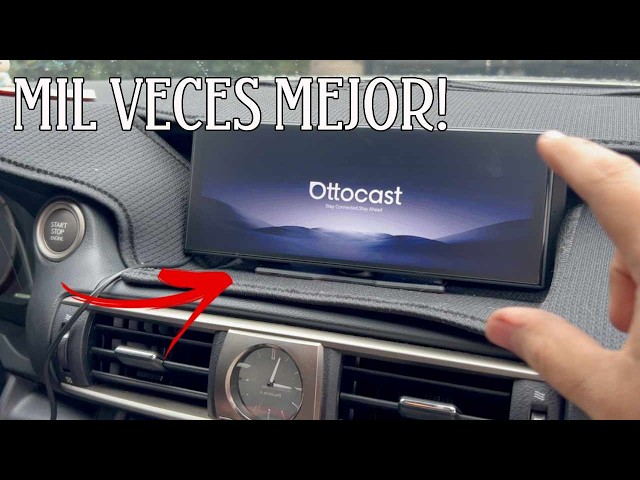 Vídeo relacionado con OTTOCAST Ottoscreen AI, 11,4 Pulgadas Pantalla Coche Carplay y Android Auto,Inalámbrico Carplay mit Youtube/Tiktok, Pantalla para Coche con 1080P Cámara de Marcha atrás,Navegador GPS, Android 15OS