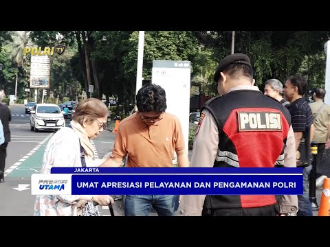PENGAMANAN POLRI DI WILAYAH GEREJA ST. YOHANES PENGINJIL