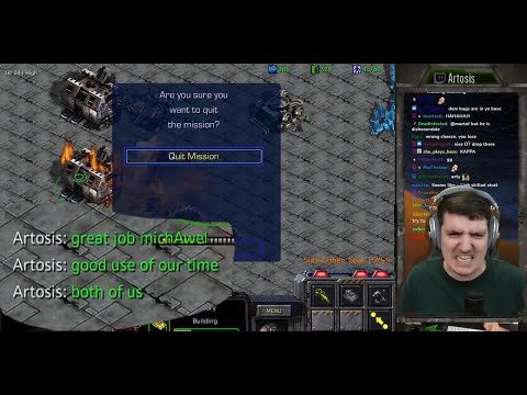 ArtoRage vs Fake Testie - Artosis Starcraft Remastered